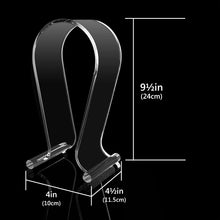 画像をギャラリービューアに読み込む, Geekria ヘッドホンスタンド クリア オメガ オーバーイヤー ヘッドホン、ゲームヘッドセット用の ホルダー, デスクディスプレイハンガー ソニー SONY, アーカーゲー AKG, オーディオテクニカ ATH, ボーズ Bose, ジェイビーエル JBLと互換性(Clear)