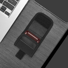 画像をギャラリービューアに読み込む, Geekria イヤホンポーチ ベルトループ付きジャブラ Jabra Elite 10, Elite 8, Elite 85t 対応、イヤホンケースベルトホルスター、バッグストラップ用クリップホルダー付き保護ケースカバー、オールラウンド保護 (ブラック)