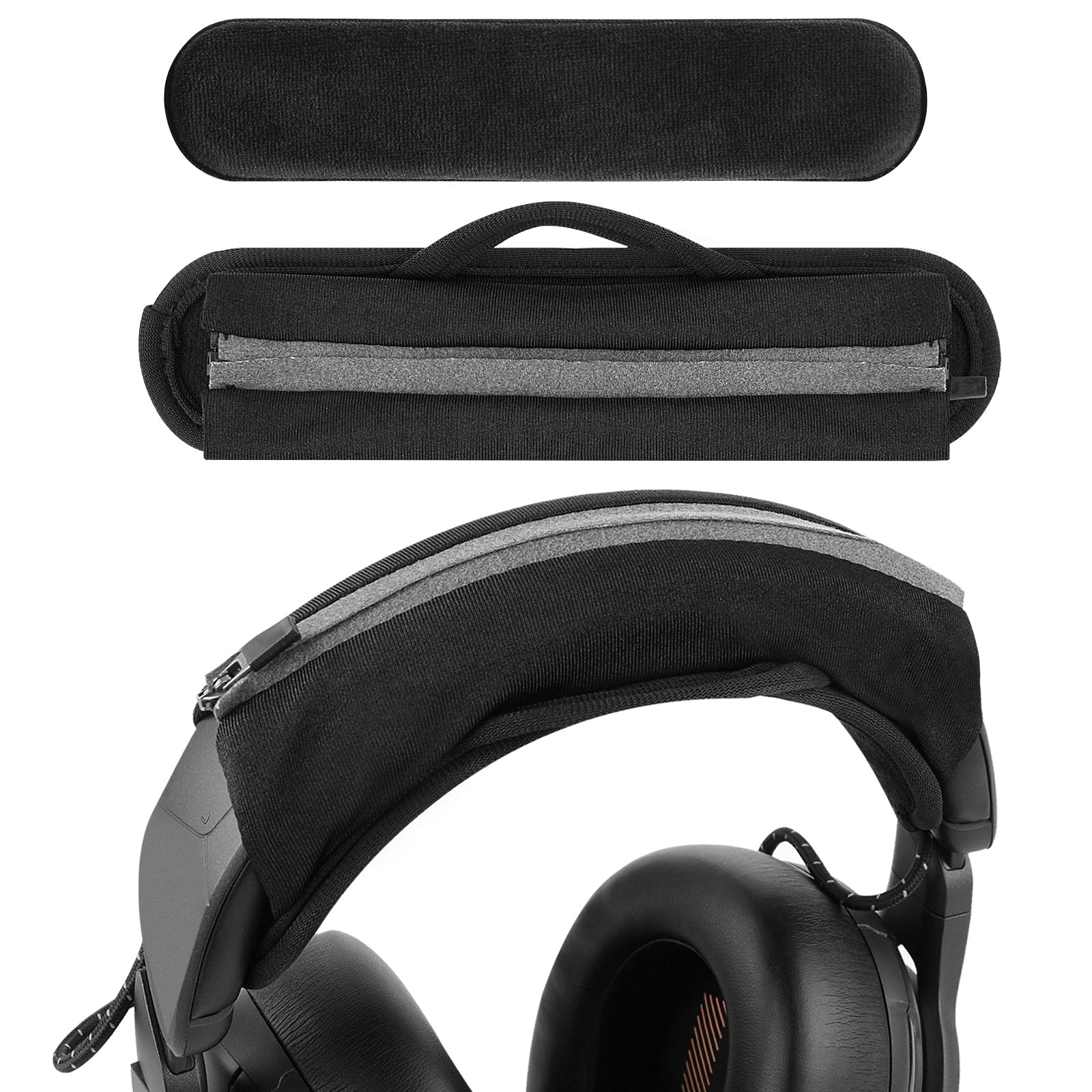 Geekria ヘッドバンドカバー + パッド セット 大型ヘッドセット