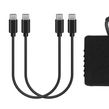 画像をギャラリービューアに読み込む, Geekria 充電ケーブル 互換性 Type-C 充電コード USB to USB-C ジェイビーエル JBL GO 4, CLIP5, Flip 7, Flip 6, Flip 5, Pulse 5, Pulse 4, Charge 6, Charge 4 に対応 (黒/30cm 2個)