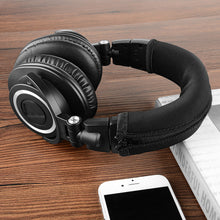 画像をギャラリービューアに読み込む, Geekria ヘッドバンド互換性 ヘッドホンヘッドバンド伸縮素材オーディオテクニカ ATH M50x, M50xBT, M50xBT2, M50xPB, M50xWH, M50xBB 対応 交換用 (Black, 7.8 x 4.3 inches (20 x 11 cm))