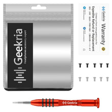 画像をギャラリービューアに読み込む, Geerkria ネジ 8点 + スクリュードライバー 1本 セット Beats Studio3 Wireless, Studio2, Studio 1.0 Over-Ear headphones 等対応交換用