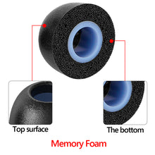 画像をギャラリービューアに読み込む, Geekria 3ペア スタンダード イヤーピース 記憶フォム 低反発 交換用 高遮音 脱落防止 ( S/M/L サイズ / 短い )