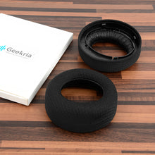 画像をギャラリービューアに読み込む, Geekria イヤーパッド Comfort 互換性 パッド ソニー S0NY Play/Station 5 PULSE 3D PS5 Wireless ヘッドホンに対応 パッド イヤー / イヤーカップ メッシュファブリック (ブラック)