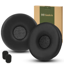 画像をギャラリービューアに読み込む, Geekria イヤーパッド プロテインレザー 互換性 パッド Jabra Biz 2400 II, Plantronics T110 ヘッドホンに対応 イヤークッション / イヤーカップ 修理部品