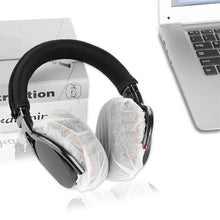 画像をギャラリービューアに読み込む, Geekria カバー 200個入(100ペア) ヘッドホンカバー 劣化防止、防塵 イヤーパッドカバー ストレッチニット 8-11cm ヘッドホンMRI ヘッドセットヘッドホン用 劣化防止、防塵 (中 / ホワイト)