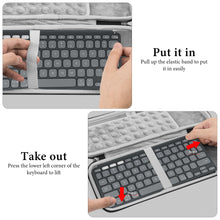 画像をギャラリービューアに読み込む, Geekria キーボード キャリング ケース、ロジクール Logicool Keys-to-GO 2 コンボ キーボード ケース、ロジクール Logicool Keys to GO 2 および Pebble マウス コンボ ケースと互換性あり。ハード シェル保護トラベル バッグ (ダーク グレー)