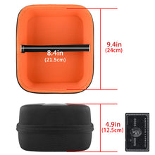 画像をギャラリービューアに読み込む, Geekria ケース Sheild ヘッドホンケース 互換性 ハードケース 旅行用 ハードシェルケース オーディオテクニカ Audio-Technica ATH-AD900X, ATH-AG1X, ATH-AD500X, ATH-R70X に対応 収納ポーチ付き (ブラック)