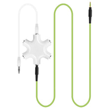 画像をギャラリービューアに読み込む, 3.5mmオーディオケーブル1-6分岐ケーブル