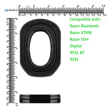 画像をギャラリービューアに読み込む, Geekria イヤーパッド Sport 互換性 パッド Walkers Razor Slim, Digital, Razor Bluetooth, Razor XTRM, XCEL, XCEL BT ヘッドホンに対応 パッド イヤー / イヤーカップ ( 冷却ジェル / ブラック)