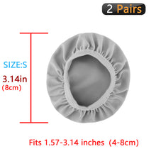 画像をギャラリービューアに読み込む, Geekria カバー 2 ペア 互換性 イヤーパッドカバー (SGS認証済) 劣化防止、防塵 ヘッドホン交換用 ストレッチニット 4-8CM ヘッドホン用 洗濯可 ( Small / グレー)
