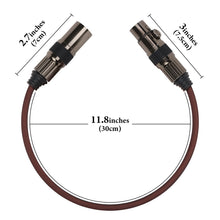 画像をギャラリービューアに読み込む, Geekria XLR Cable オス から XLR Cable メス Plug アダプター、 変換オーディオ Plug 、コード マイク、オーディオ ミキサー コンソール、オーディオ インターフェイス、XLR スピーカー (1 Feet / 1 Pack) と互換性があります
