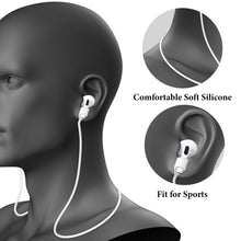 画像をギャラリービューアに読み込む, Geekria イヤホン 2個パック マグネット式紛失防止ストラップ Airpods フルレンジ、SAMSUNG、Anker Soundcore 対応 ソフト素材イヤホンストラップ ヘッドホンネックロープコード (ホワイト)