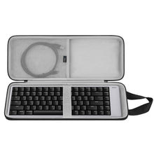 画像をギャラリービューアに読み込む, Geekria スリム キーボードキャリングケース LOFREE Flow2 84 Keys / Flow2 68 Keysと互換性あり EVAハードシェル トラベルバッグ (ダークグレー)