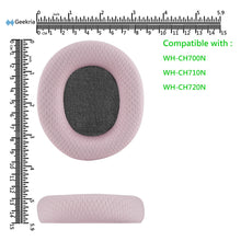 画像をギャラリービューアに読み込む, Geekria イヤーパッド Nova 互換性 パッド ソニー Sony WH-CH700N, WH-CH710N, WH-CH720N ヘッドホンに対応 パッド イヤー / イヤーカップ メッシュファブリック (ブラック)