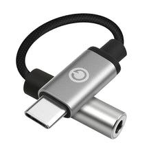 画像をギャラリービューアに読み込む, Geekria USB-C to 3.5mm ヘッドホン変換アダプター、Hi-Fi DAC搭載 AUXオーディオ変換アダプター、iPhone 17/16シリーズ、iPad、Galaxy S25/S26 Ultra、Pixel 10対応(10.8cm、グレー)
