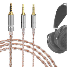 画像をギャラリービューアに読み込む, Geekria アポロ Apollo 3.5mm TRRSバランスケーブル HIFIMAN Edition XS, Denon AH-D5200, FiiO FT1と互換性あり 6N OCC編み込み 銀メッキオーディオコード (150cm / 5ft)