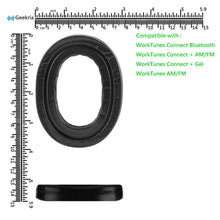画像をギャラリービューアに読み込む, Geekria イヤーパッド Sport 互換性 パッド 3M WorkTunes Connect Peltor Sport Bull's Eye Ultimate Tactical 300 500 3M Pro-Grade ヘッドホンに対応 パッド イヤー / イヤーカップ ( 冷却ジェル / ブラック)