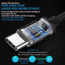 画像をギャラリービューアに読み込む, Geekria USB ゲームパッド充電ケーブル、Google Stadia、Xbox Series X/S、PlayStation 5 ゲームコンソール対応、USB - USB-C 交換用電源充電ケーブル (10 フィート/300 cm)