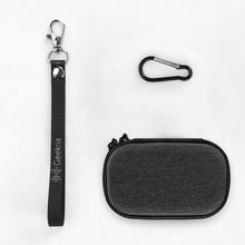 画像をギャラリービューアに読み込む, Geekria シールド イヤフォン ケースゼンハイザー Sennheiser MOMENTUM Sport, MOMENTUM True Wireless 4 完全ワイヤレス イヤフォンと互換性あり、交換用ハードシェル トラベル キャリング バッグカラビナ クリップ付き (グレー)
