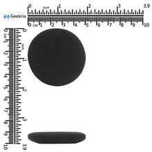 画像をギャラリービューアに読み込む, Geekria 10 Pairs QuickFit イヤーパッド 互換性 パッド アーカーゲー AKG コス Koss ロジクール Logitech プラントロニクス Plantronics Rapoo ゼンハイザー Sennheiser ソニー Sony ヘッドホンに対応 イヤパッド/イヤークッション/イヤーカップ ( スポンジ / ブラック )