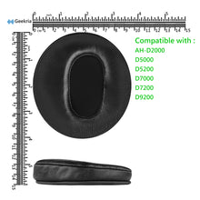 画像をギャラリービューアに読み込む, Geekria Elite イヤーパッド 互換性 パッド デノン DENON AH-D2000, D5000, D5200, D7000, D7200, D9200 ヘッドホンに対応 イヤパッド/イヤークッション/イヤーカップ ( シープスキン / ブラック )