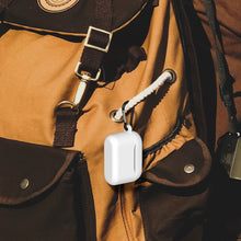 画像をギャラリービューアに読み込む, Geekria シリコン カバー 互換性 カバー Soundcore by アンカー Anker A20i 対応 True Wireless Earbuds 充電ケースカバー 外装カバー キーホルダーフック付き、充電ポートアクセス可能 (白)