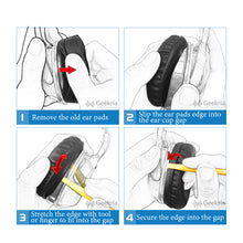 画像をギャラリービューアに読み込む, Geekria イヤーパッド QuickFit 互換性 パッド ゼンハイザー Sennheiser HD4.50BT, HD4.50BTNC, HD4.40BT, HD4.30G, HD4.20S, HD458BT, HD450, HD450BT, HD400S, HD350BT ヘッドホンに対応 パッド イヤー / イヤーカップ プロテインレザー ( ブラウン)