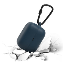 画像をギャラリービューアに読み込む, Geekria シリコン カバー 互換性 ソニー Sony LinkBuds Clip (WF-LC900) 対応 True Wireless Earbuds、キーホルダーフック付き、ケースポートアクセス可能 (ダークブルー)