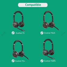 画像をギャラリービューアに読み込む, Geekria イヤーパッド Comfort 互換性 パッド ジャブラ Jabra Evolve 75/ 75UC/ 75+/ 75MS ヘッドホンに対応 パッド イヤー / イヤーカップ メッシュファブリック (黒)