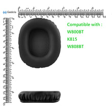 画像をギャラリービューアに読み込む, Geekria イヤーパッド QuickFit プロテインレザー 互換性 ヘッドバンパッド エディファイアー Edifier W800BT (FCC ID:Z9G-EDF41) , K815, W808BT ヘッドホンに対応 パッド イヤークッション / イヤーカップ (ブラック)
