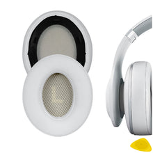 画像をギャラリービューアに読み込む, Geekria イヤーパッド QuickFit 互換性 パッド ジェイビーエル JBL Everest Elite 700, V700NXT ヘッドホンに対応 イヤパッド/イヤークッション/イヤーカップ ( プロテインレザー / 白い)