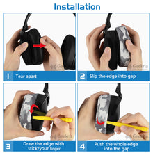 画像をギャラリービューアに読み込む, Geekria イヤーパッド QuickFit 互換性 パッド スカルキャンディ Skullcandy Crusher Wireless/Crusher EVO/Crusher ANC, Hesh3/HeshEVO/HeshANC, Venue ANC ヘッドホンに対応 パッド イヤー / イヤーカップ (プロテインレザー / 迷彩)