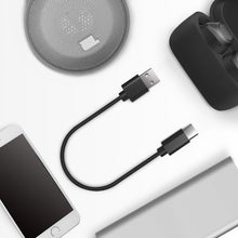 画像をギャラリービューアに読み込む, Geekria 充電ケーブル 互換性 Type-C 充電コード USB-A to USB-C ジャブラ Jabra Elite 10 Gen 2, Elite10, Elite 8, Elite Active 75t, Elite 7 Pro に対応 (黒/30cm 2パック)