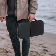 画像をギャラリービューアに読み込む, Geekriaキーボードキャリングケース、ハードシェルトラベルキャリングキーボードケース、ロジクール Logicool Wave Keys K820コンボ/Wave Keysワイヤレスエルゴノミックキーボードと互換性があります(ダークグレー)