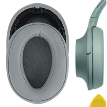 画像をギャラリービューアに読み込む, Geekria イヤーパッド QuickFit 互換性 パッド ソニー Sony MDR-100ABN WH-H900N ヘッドホンに対応 パッド イヤー / イヤーカップ ( プロテインレザー / 灰色がかった緑 )