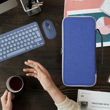 画像をギャラリービューアに読み込む, Geekria キーボード キャリングケース、小型コンパクトキーボード用ハードシェル保護トラベルバッグ、ロジクール Logicool K380、ロジクール Logicool Pebble Keys 2 K380s 対応 (ブルーベリー)