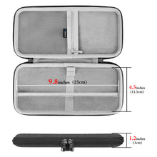 画像をギャラリービューアに読み込む, Geekria キーボード キャリング ケース、ロジクール Logicool KEYS-to-GO 2 ハードシェル保護トラベルバッグ対応 (ダークグレー)