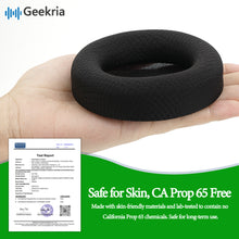 画像をギャラリービューアに読み込む, Geekria イヤーパッド SNAP マグネチック 互換性 パッド ビーツバイドクタードレ Beats Studio Pro ヘッドホンに対応 パッド イヤー / イヤーカッマイクロスエード (ブラック, 1組)