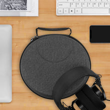 画像をギャラリービューアに読み込む, Geekria ケース Sheild ヘッドホンケース 互換性 ハードケース 旅行用 ハードシェルケース ソニー Sony MDR-7506, MDR-V6, MDR-XB700, MDR-XB750, MDR-ZX770, MDR-XB950BT ヘッドホンに対応 収納ポーチ付き (暗灰色)