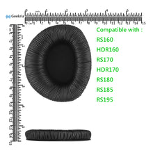 画像をギャラリービューアに読み込む, Geekria QuickFit イヤーパッド 互換性 パッド ゼンハイザー Sennheiser RS160, HDR160, RS170, HDR170, RS180, RS185, RS195 ヘッドホンに対応 イヤパッド/イヤークッション/イヤーカップ ( レザーレット / ベースプレートなし )