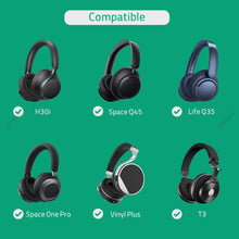 画像をギャラリービューアに読み込む, Geekria ケーブルナイロン編組互換性 オーディオコード アンカー Anker Soundcore Space One Pro, H30i, Space One, Q20i, Space Q45, Life Q35, Life Q30, Life 2 Active ヘッドホンケーブル、3.5mm に適合する 1.2 m
