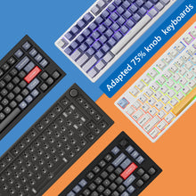 画像をギャラリービューアに読み込む, Geekria キーボード カバー ケース 互換品 EPOMAKER TH80 SE ガスケット 75%レイアウト/Glorious Gaming - GMMK PRO 75% ゲーミングキーボード 透明アクリルカバー 保護カバー