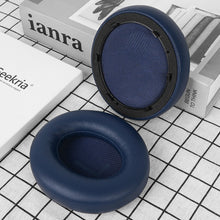 画像をギャラリービューアに読み込む, Geekria イヤーパッド QuickFit 互換性 パッド アンカー Anker Soundcore Space Q45, Life Q45 ヘッドホンに対応 パッド イヤー / イヤーカッププロテインレザー (青)
