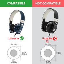 画像をギャラリービューアに読み込む, Geekria イヤーパッド Comfort 互換性 パッド ゼンハイザー Sennheiser Urbanite On-Ear ヘッドホンに対応 パッド イヤー / イヤーカップ (ベロア / ブラック)