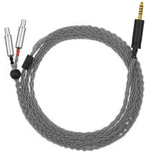 画像をギャラリービューアに読み込む, Geekria Apollo 6N 単結晶銀 アップグレード ケーブル ゼンハイザー Sennheiser HD820, HD800S, HD800 等 ヘッドホン 対応 オーディオ ケーブル バランスケーブル 8芯 (4.4mmプラグ 130cm )