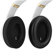 画像をギャラリービューアに読み込む, Geekria イヤーパッド SNAP マグネチック 互換性 パッド ビーツバイドクタードレ Beats Studio Pro ヘッドホンに対応 パッド イヤー / イヤーカップ プロテインレザー + ベロア (ブラック, 2組)