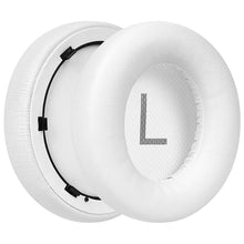 画像をギャラリービューアに読み込む, Geekria イヤーパッド QuickFit 互換性 パッド アンカー Anker Soundcore Life Q45, Space Q45 ヘッドホンに対応 パッド イヤー / イヤーカッププロテインレザー (白)