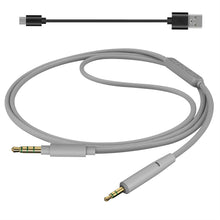 画像をギャラリービューアに読み込む, Geekria ケーブル 互換性 オーディオコード ボーズ Bose QuietComfort, QC Ultra, QC SE, QC 45, QC 35 II, QC 35 ヘッドホンケーブル、2.5mm に適合する インラインマイクと音量コントロール 1.2 m