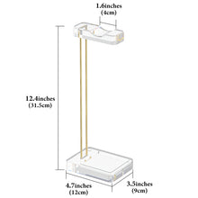 画像をギャラリービューアに読み込む, Geekria ヘッドホンスタンド クリア オーバーイヤー| オンイヤー ヘッドホン、ゲームヘッドセット用の ホルダー, デスクディスプレイハンガー ソニー Sony, オーディオテクニカ Audio-Technica, ボーズ Bose, アーカーゲー AKG, ゼンハイザー Sennheiser, ビーツバイドクタードレ Beats と互換性(クリア)